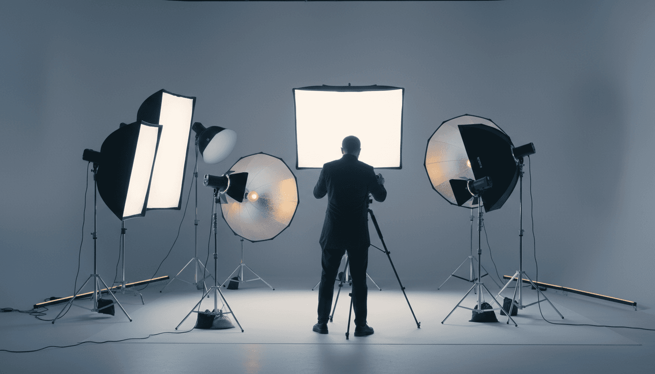 استوديو تصوير احترافي مع معدات احترافية