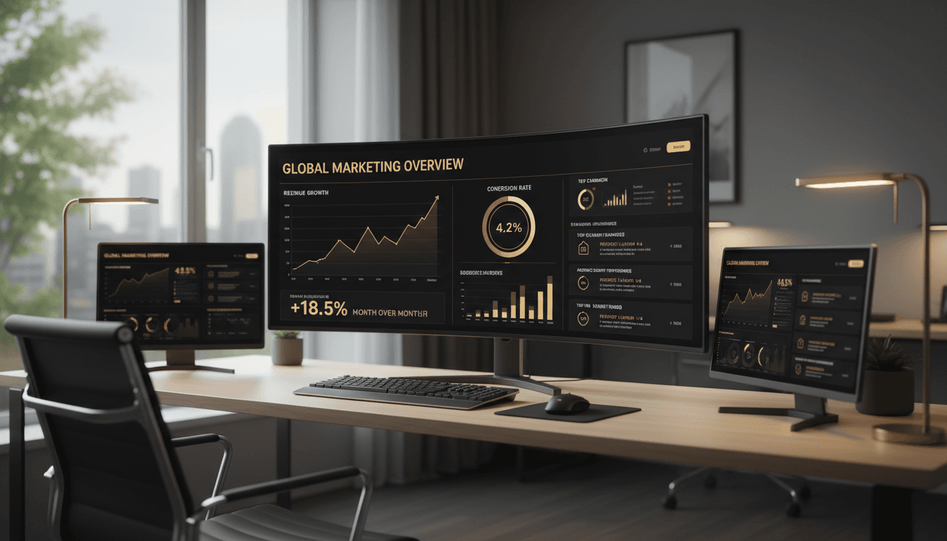 لوحة تحليلات التسويق الرقمي المتقدمة